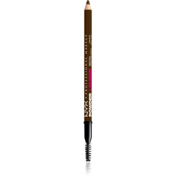 NYX Professional Makeup Powder Louder creion pentru sprancene cu pensula - imagine 2
